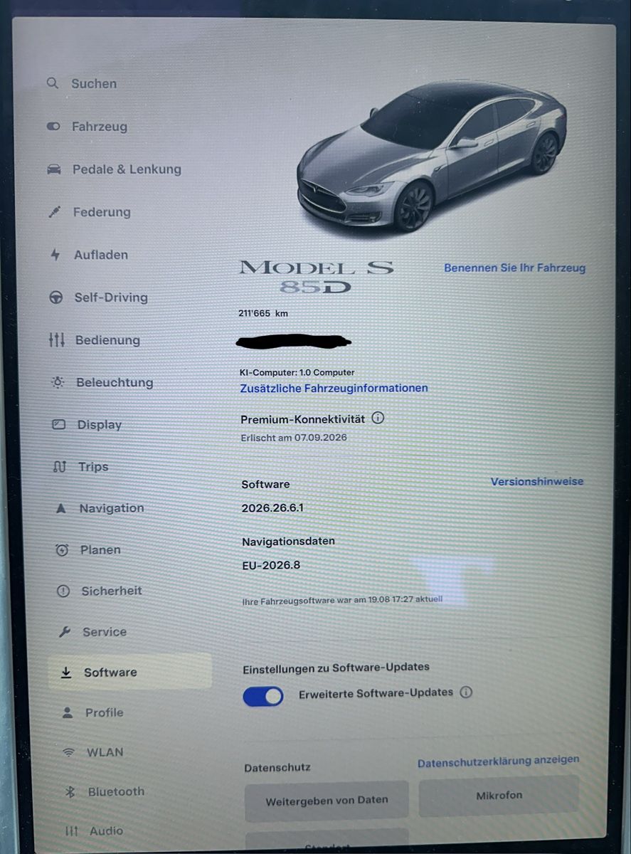 Tesla Automobili: Tesla Model S 85D mit Mfk – Usato da Suhr venduto da Portmann2005 5