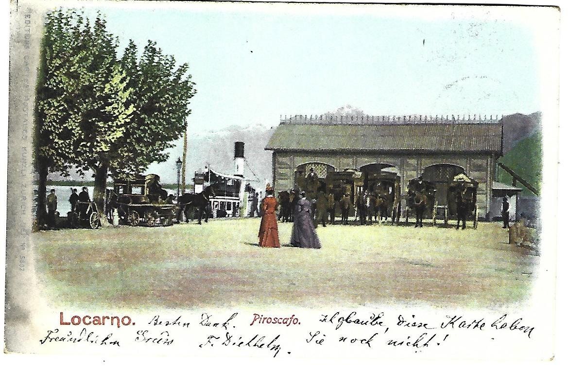 Cartoline postali: Locarno Piroscafo – Usato da Wetzikon ZH venduto da Brulu100