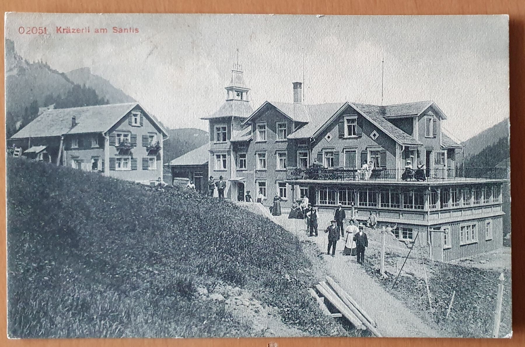 Ansichtskarten: Kräzerli am Säntis 1909 – Gebraucht aus Kreuzlingen von Rschweiz1