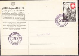Militärpostkarte 2.Wk Mit Soldatenmarke