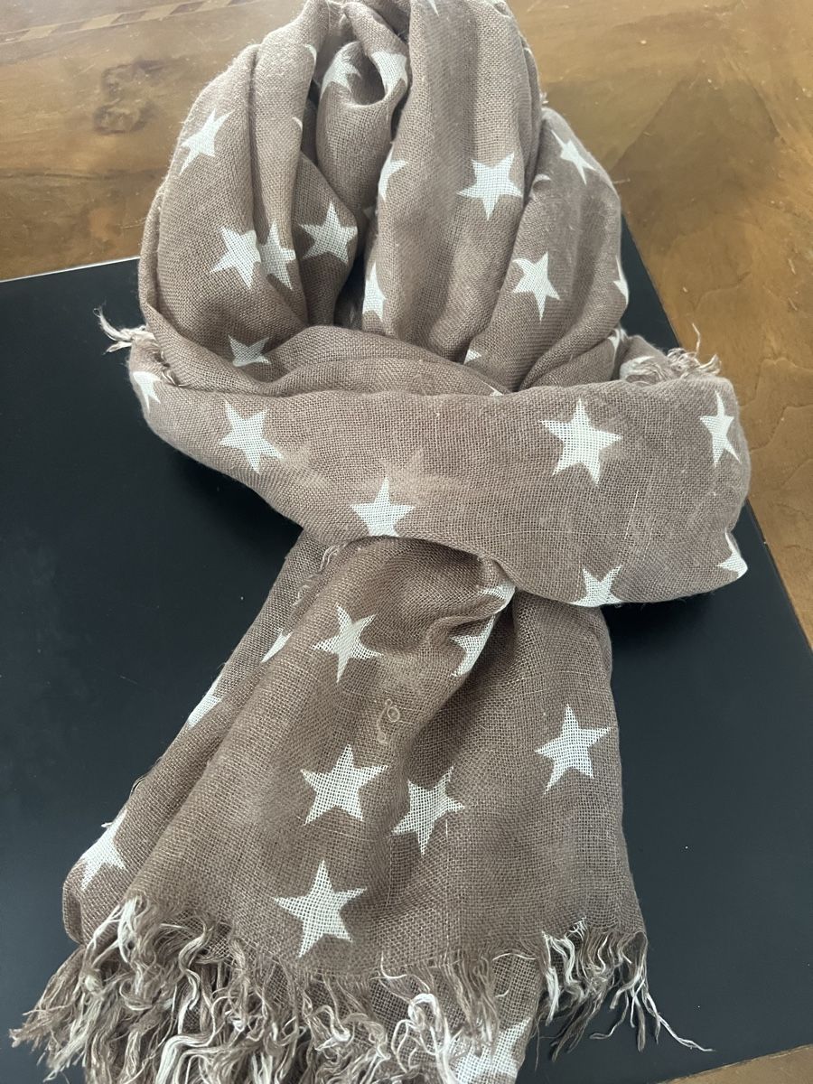 Foulard & Sciarpe: Brauner Sternen Schal – Nuovo (secondo la descrizione) da Schaffhausen venduto da Bettina.maier