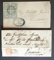ITALIA: 6 invii postali degli anni 1865–1968