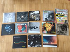 13x CD - Leftfield, Dance, Ambient (Moby, Schiller)
