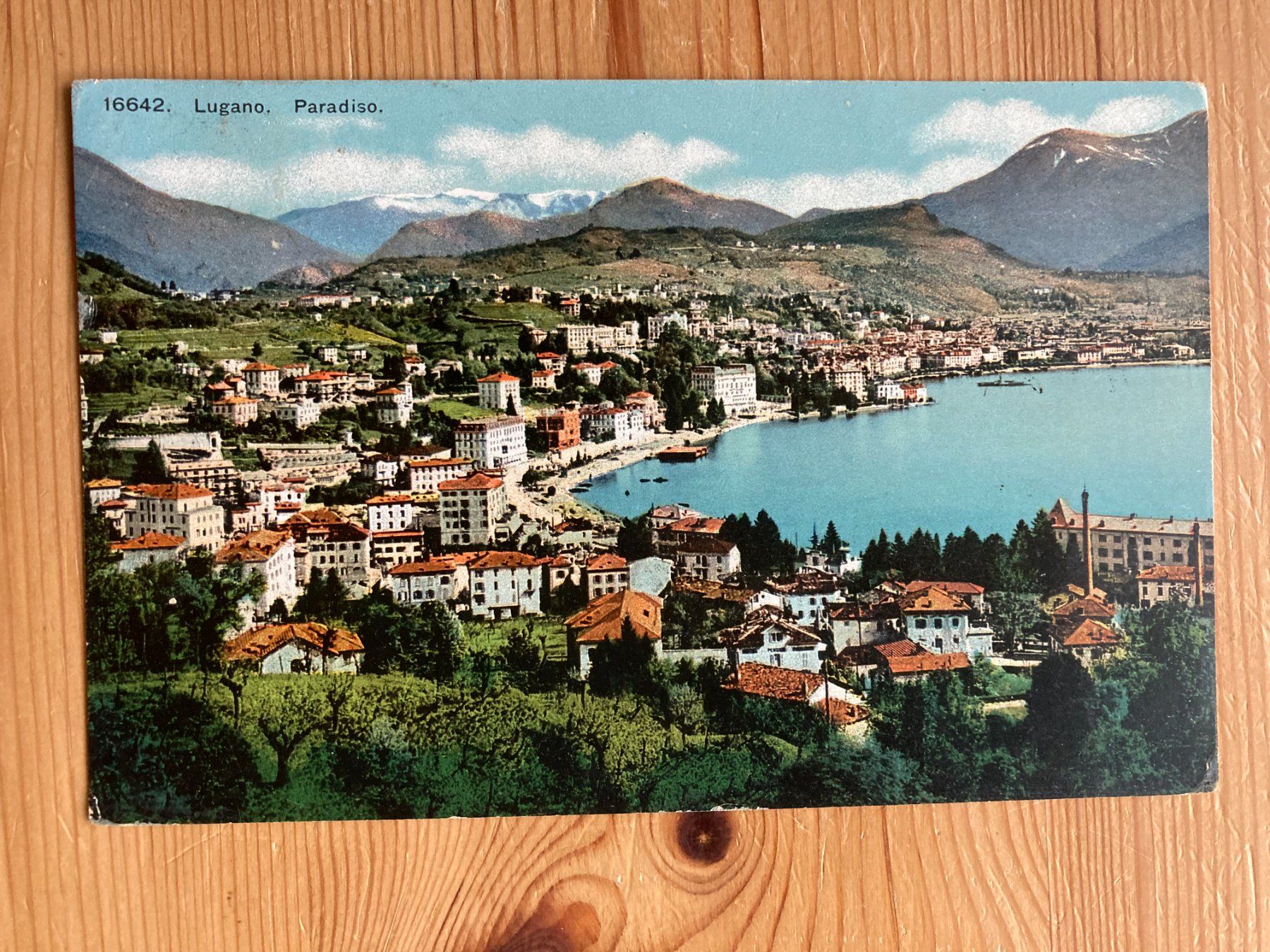 Cartoline postali: Lugano - Paradiso - AK 1908 – Usato da Oberuzwil venduto da Henri09