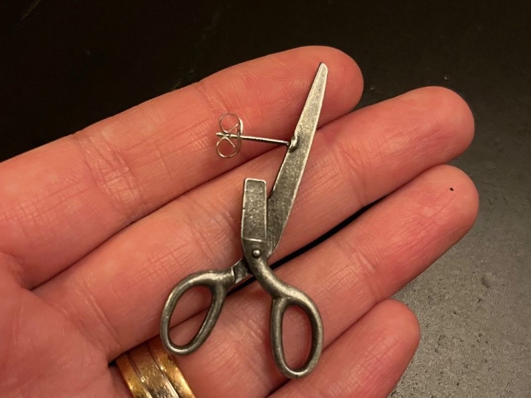 Ohrringe & -stecker: Ohrringe Scheren – Neu (gemäss Beschreibung) aus Gams von Mariawicca 4