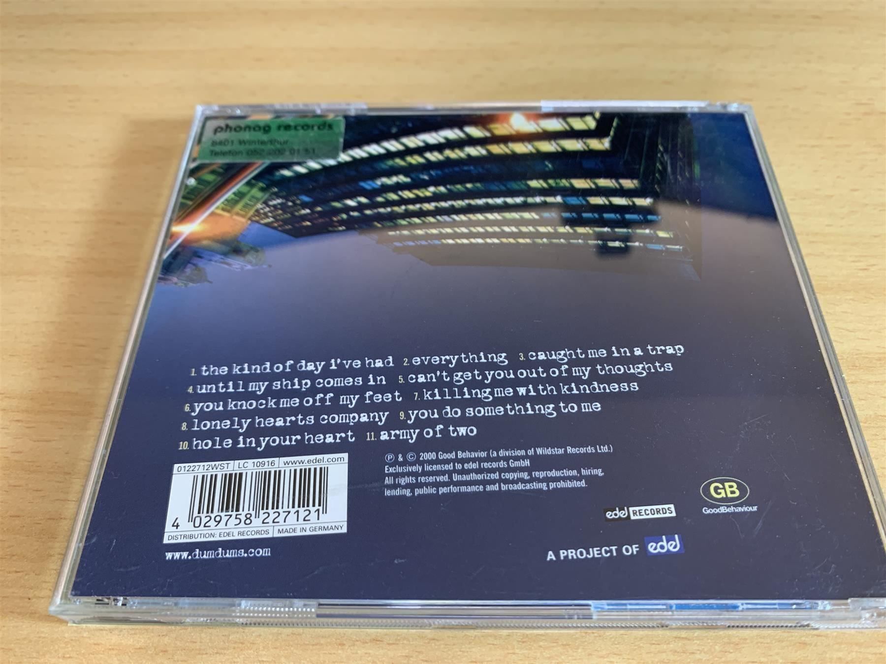 CD: Dum Dums – It Goes Without Saying – Usato da Rikon im Tösstal venduto da Alpenmutz 1