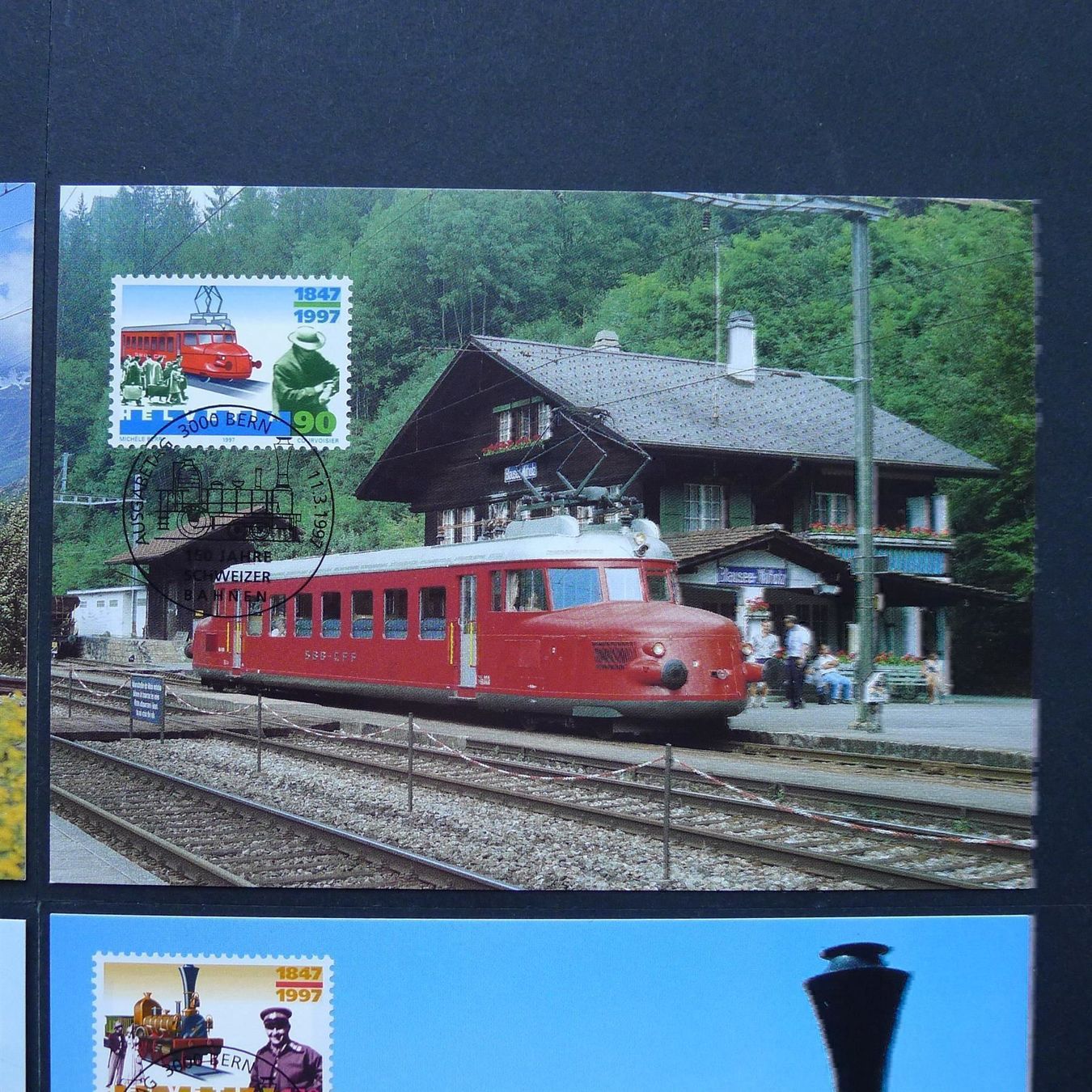 Ansichtskarten: 1997 Nr. 909 - 912 Maximumkarten Satz – Gebraucht aus Dagmersellen von wyss1982 2