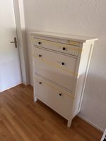 Schuhschrank weiss 3 Klappen Schubladen guter Zustand