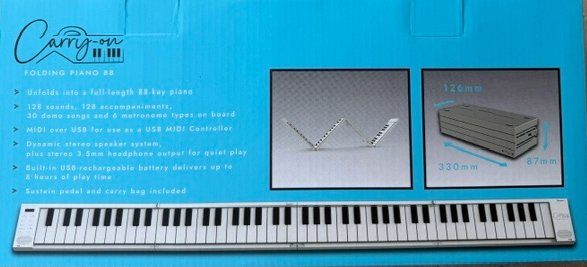 Musikinstrumente: Carry-on - Folding Piano 88 – Neu (gemäss Beschreibung) aus Jona von marcobetz 7