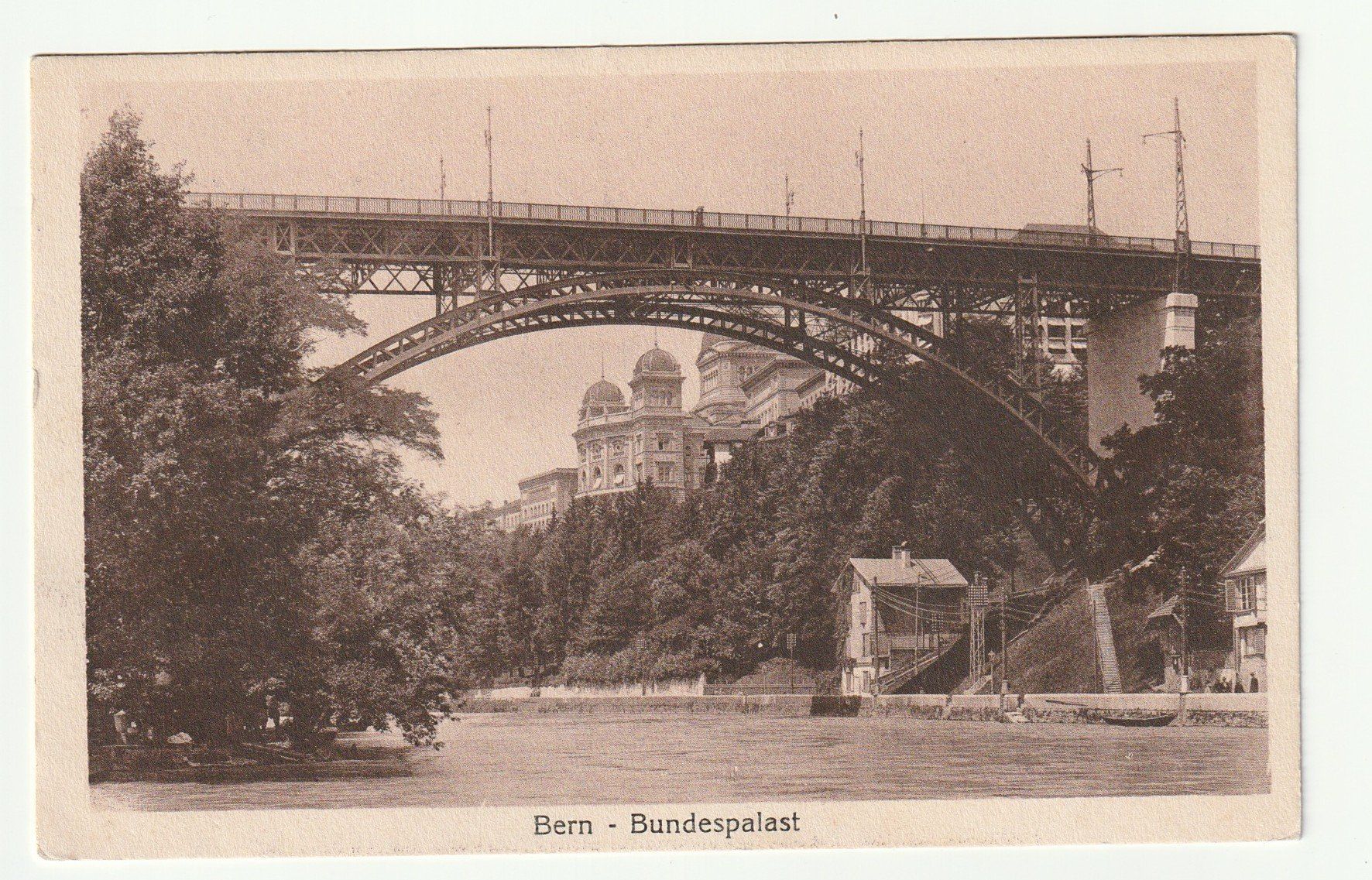 Ansichtskarten: Ansichtskarte Bern Bundespalast 02.08.1920 – Gebraucht aus St. Gallen von Ricardo_Deals