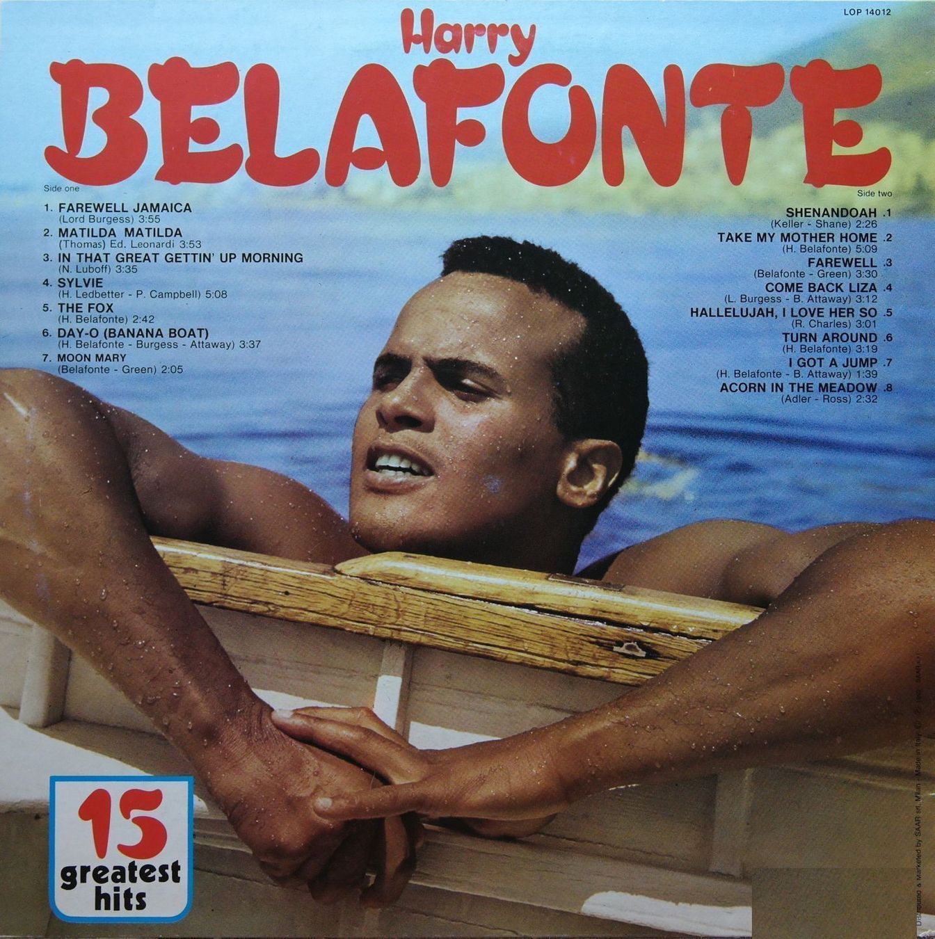 Dischi in vinile: Harry Belafonte - 15 Greatest Hits – Usato da Horn venduto da enigma66 3