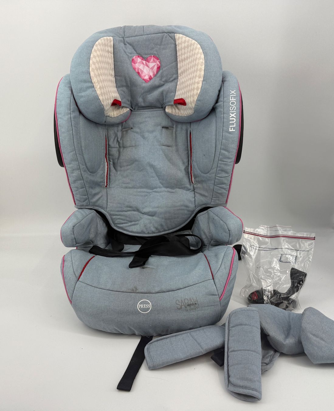 Seggiolini per auto: Flux Isofix Kindersitz mit Sips Protect "Sarah Design" – Usato da Auenstein venduto da moin.