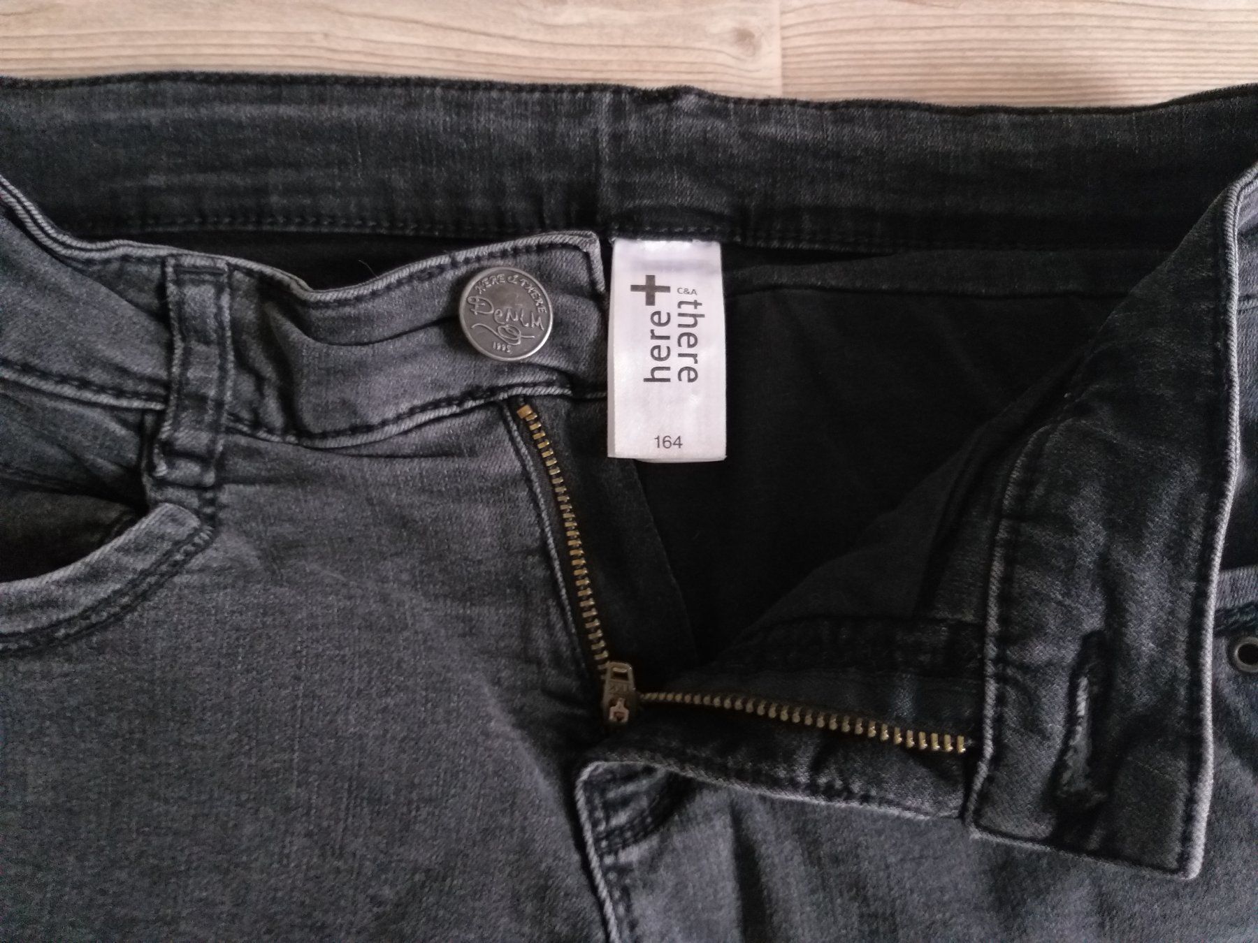 C&A Pantaloni: C&A Jeans doublé / verdoppelt Jeans taille / Grosse 152 – Usato da Cossonay-ville venduto da Super-Price-Quality 3