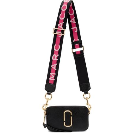 Marc Jacobs Snapshot Bag / Umhängetasche Schwarz Pink Gold