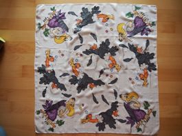 Seidenfoulard handrolliert u.handgemalt