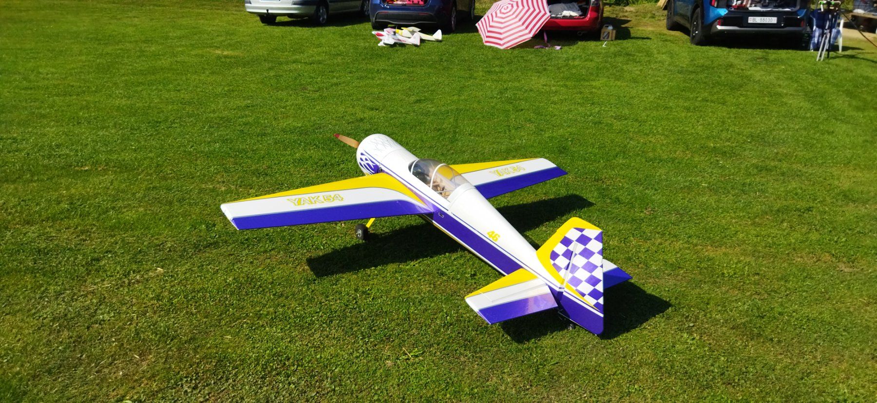 Modellismo RC: Hangar 9 Yak 2m26 spannweite – Usato da Bretzwil venduto da flyretfu 1