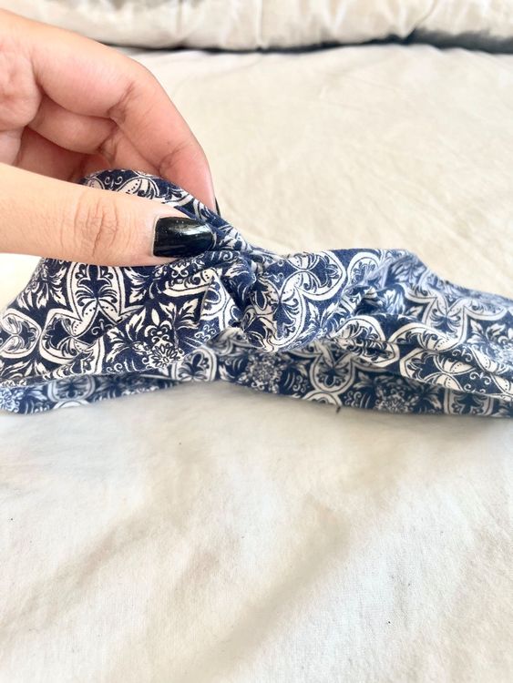 Paisley Schleife Knoten Stirnband Blumen Haarschmuc Produktbild-Vorschau 2
