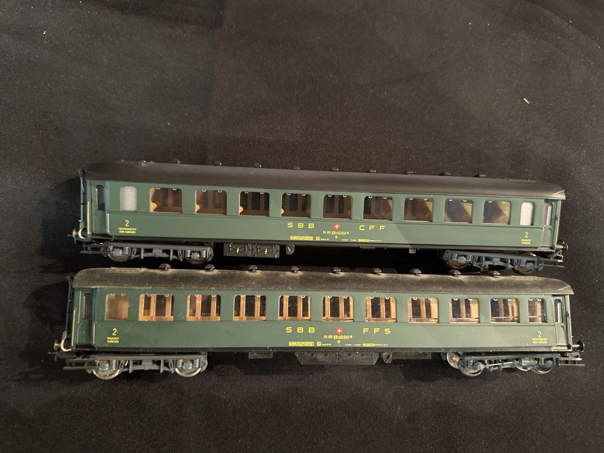Metropolitan Modellini di ferrovie: Personenwagen Metropolitan – Usato da Russikon venduto da Pedro20