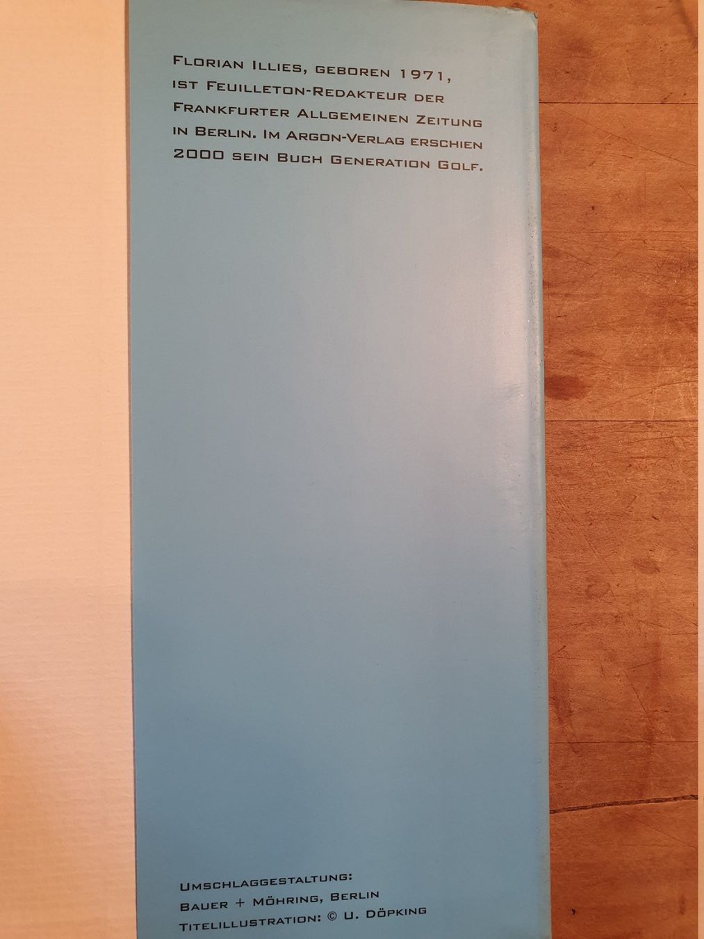 Libri: Anleitung zum Unschuldigsein Florian Illies Argon – Usato da Zürich venduto da loosebone 3