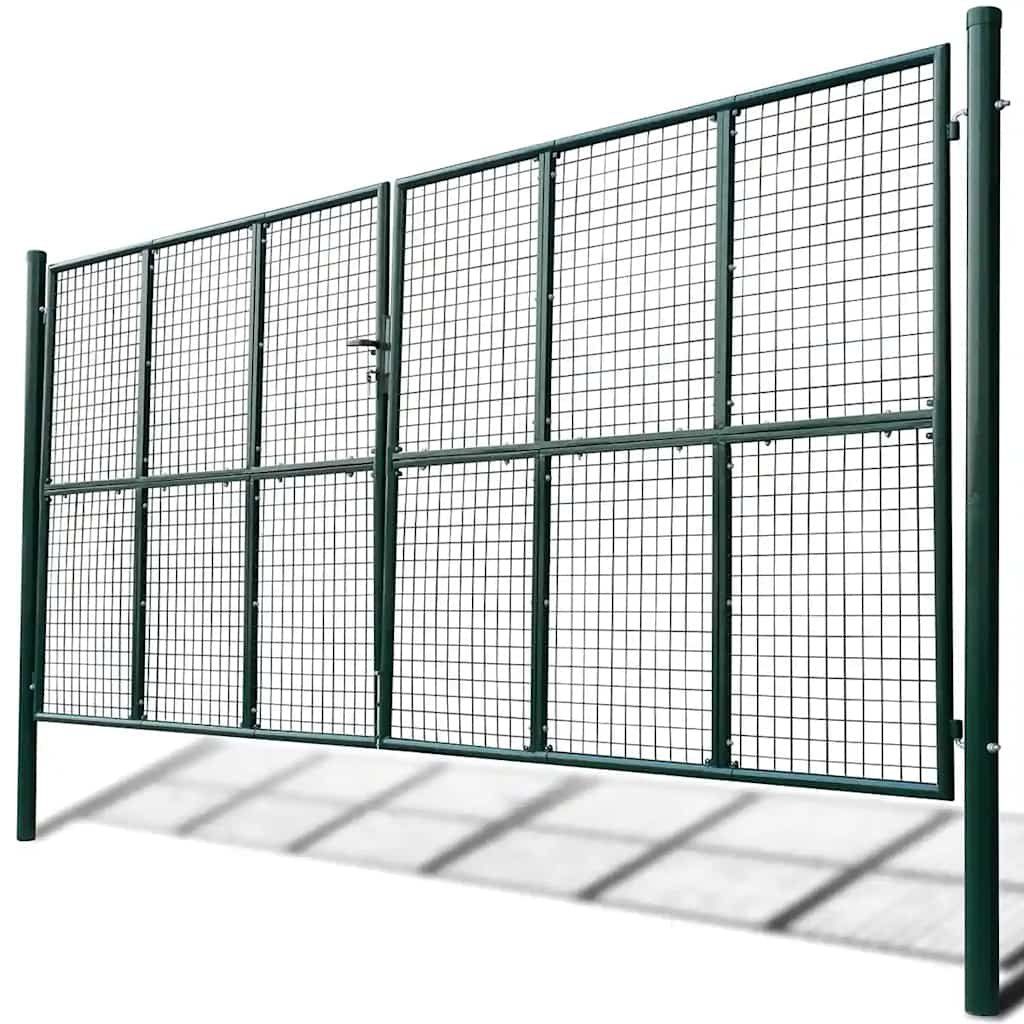 Porte: vidaXL Maschen-Gartentor 400x175 cm – Nuovo e nell'imballaggio originale da Baar venduto da vidaxl 1