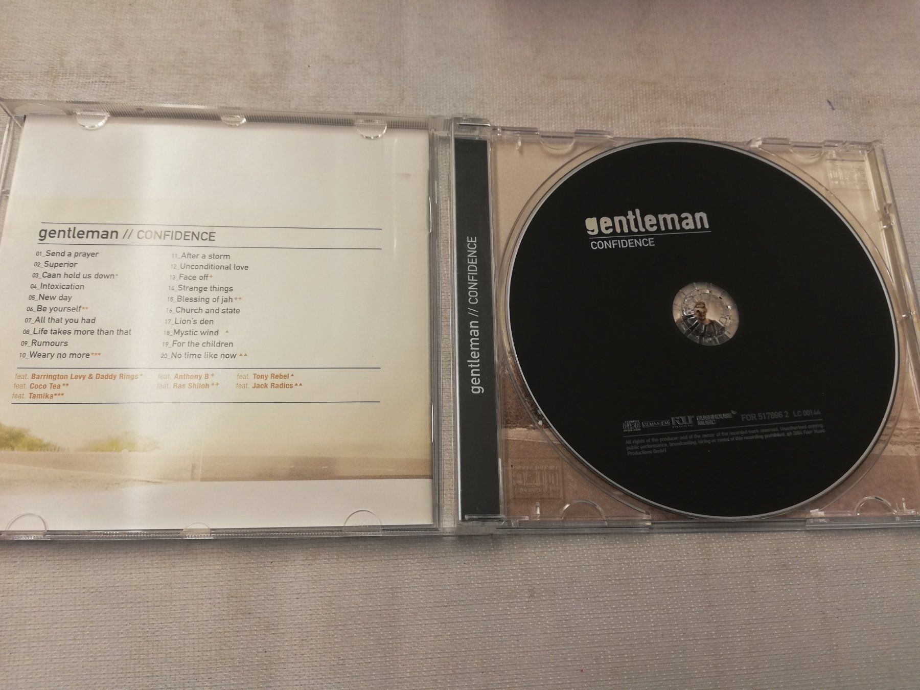 CD: GENTLEMAN - CONFIDENCE – Usato da Bern venduto da Vinylsound.ch 2