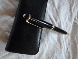 Montblanc Kugelschreiber schwarz mit Etui guter Zustand