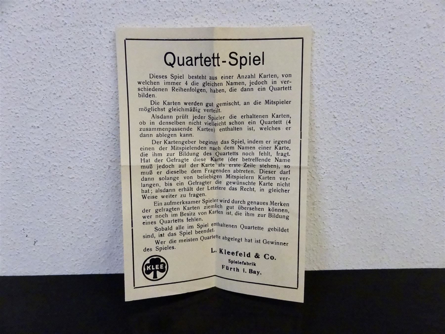 Giochi: schönes altes TIER Quartett – Usato da Kerzers venduto da wisaundso 3