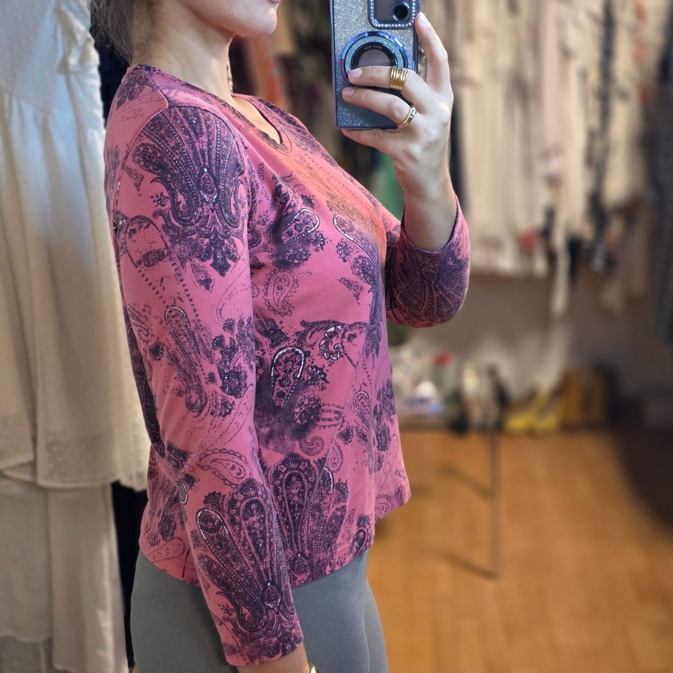 Cecil Camicette: CECIL Shirt Langarm Rosa Gr. M – Usato da Wald ZH venduto da CapLux 2