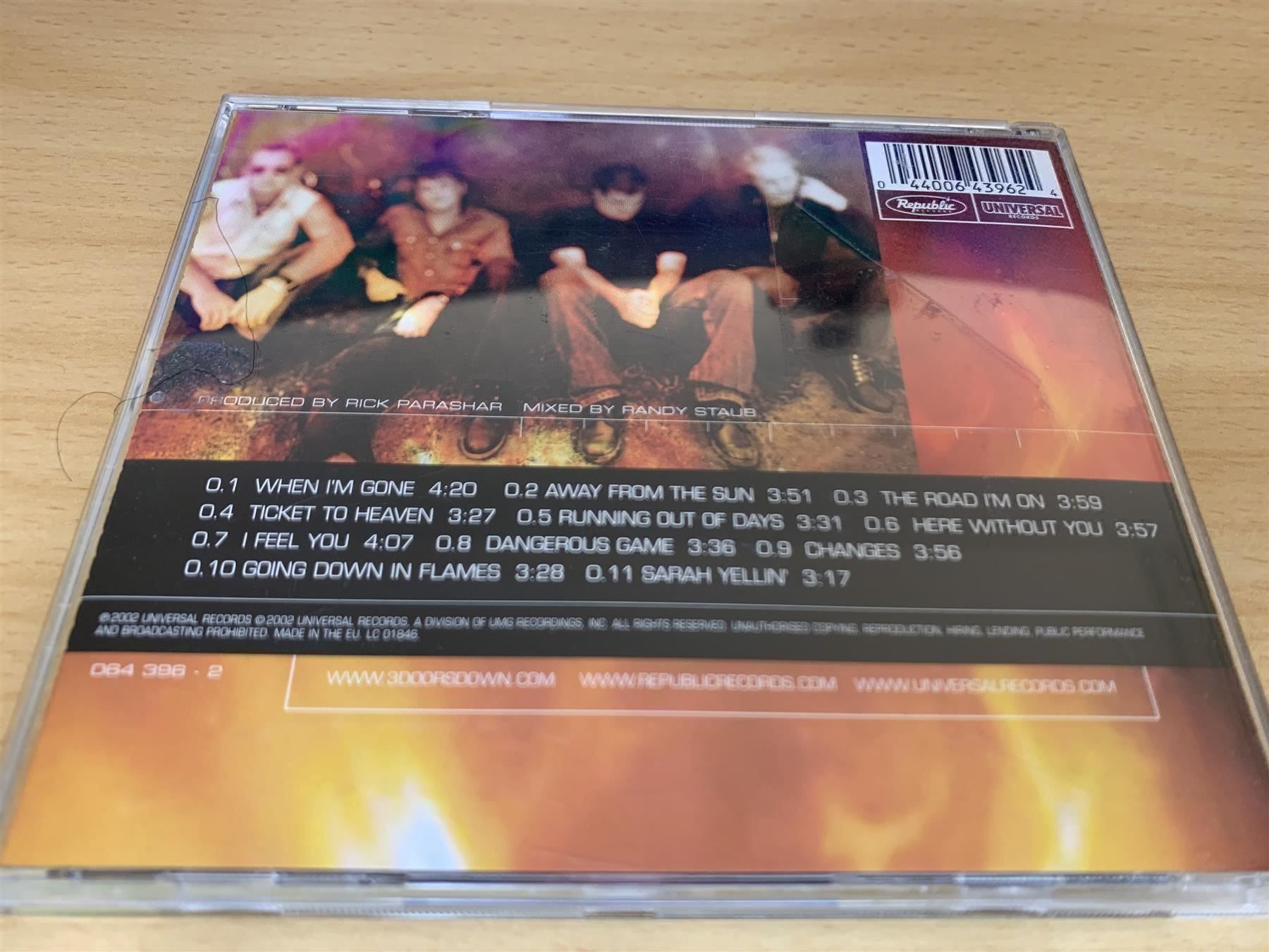 CD: 3 Doors Down – Away From The Sun – Usato da Rikon im Tösstal venduto da Alpenmutz 1