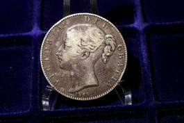 Silbermünze Crown 1845