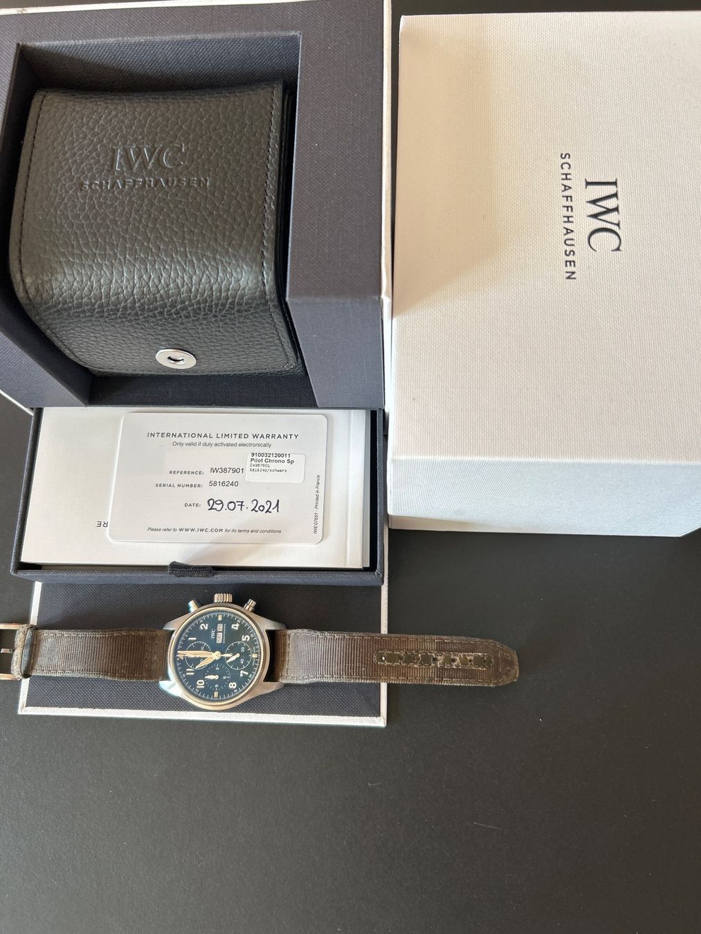IWC Orologi: IWC - Fliegeuhr Spitfire Chronograph – Usato da Stallikon venduto da R10 5