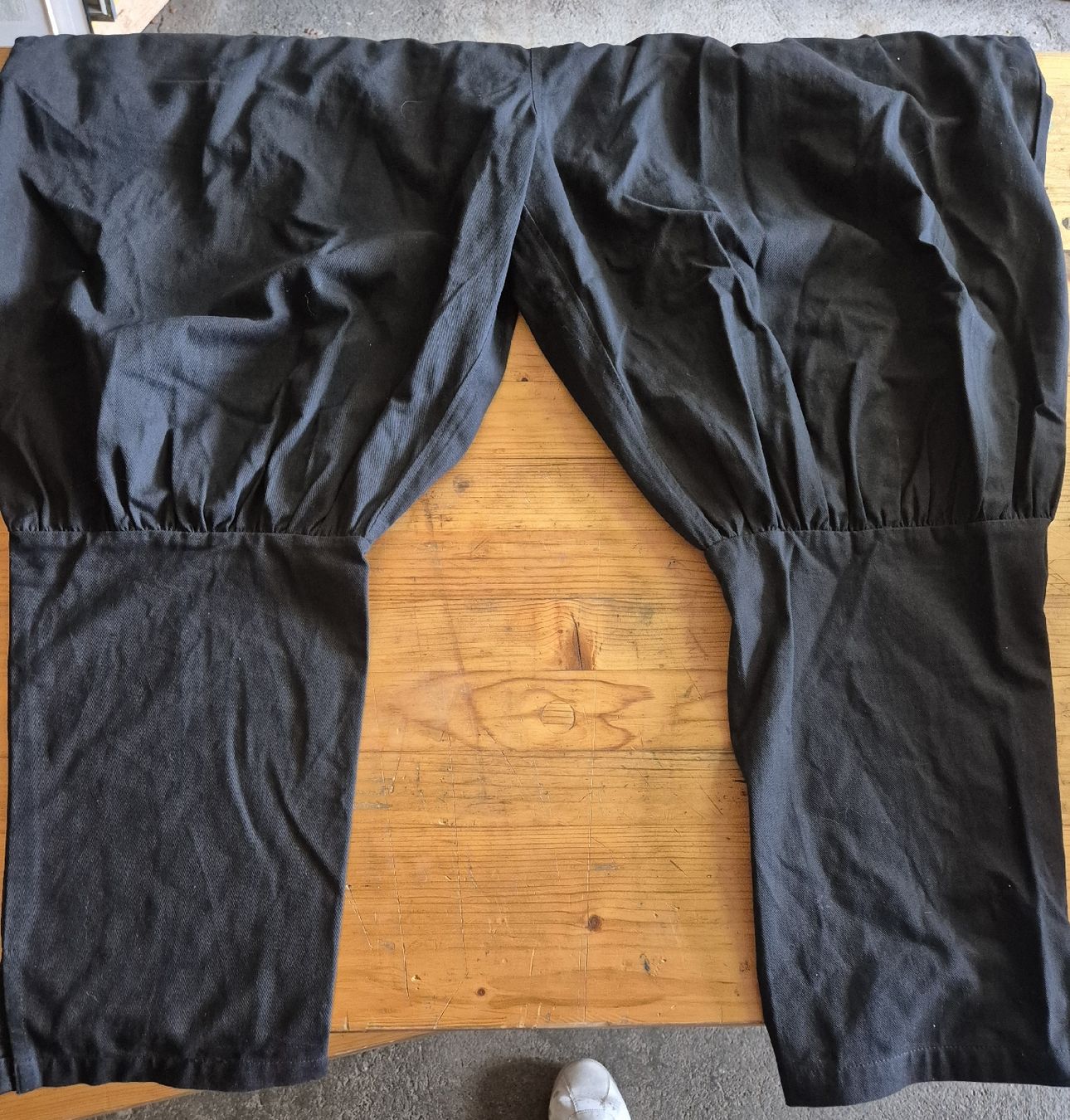 Pantaloni: Wikinger-Hose / Rushose Olaf . schwarz . Gr. XXL – Nuovo e nell'imballaggio originale da goldingen venduto da M.Balmer-13 1