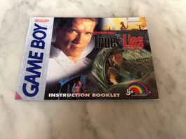 ANLEITUNG FÜR TRUE LIES NINTENDO GAME BOY