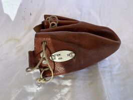 Sac cuir Fass 57 Militaire  Lederbeutel Militär Stgw 57