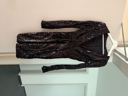NLY One Paillettenkleid Grösse 34 Schwarz