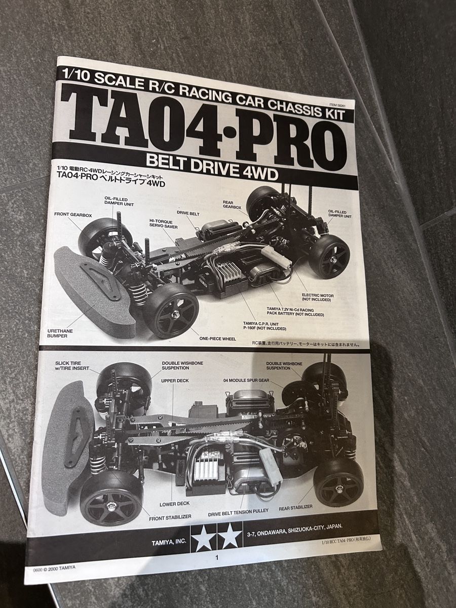 Tamiya RC Kits de montage: Tamiya TA-04 Pro roller bausatz – D'occasion à Kestenholz par ask_9wxb 2