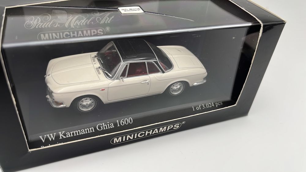 Volkswagen Karmann Ghia 1600 – 1966 – Orange – Minichamps 1/43 – Occasion