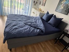 Bett komplett SÄBÖVIK mit TUSSÖY Auflage