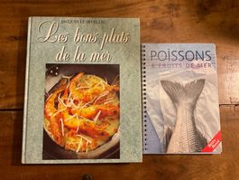 Livres de cuisine: Les bons plats de la mer + poissons