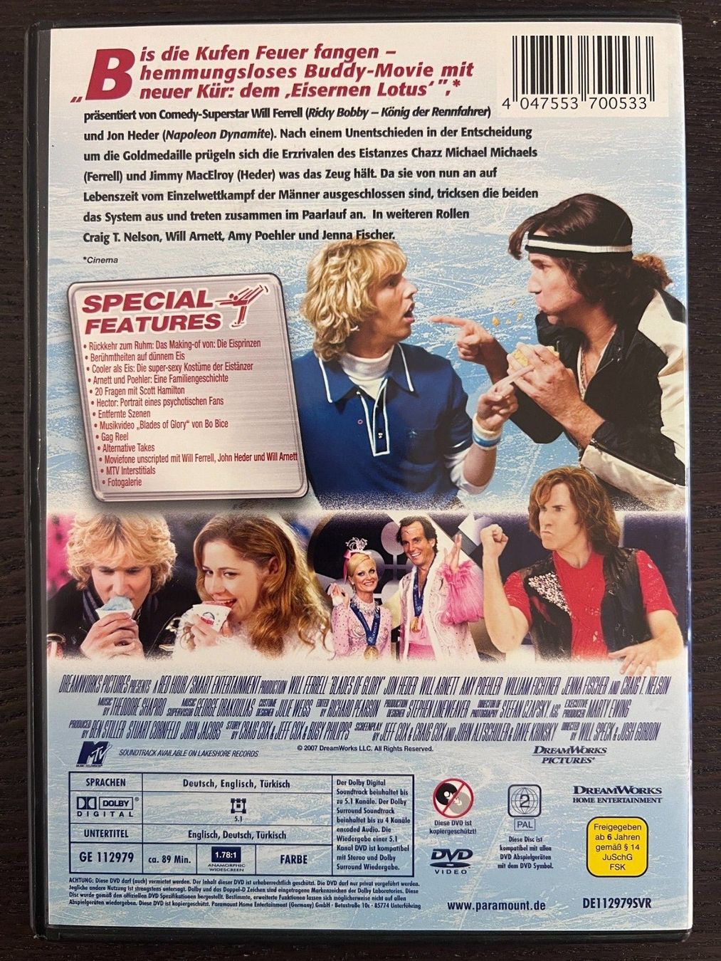 Alle DVDs: Die Eisprinzen – Gebraucht aus Zürich von FilmFreunde 1