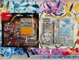 2 Pokémon Blister packs Brilliant stars & Pitch Black new !!