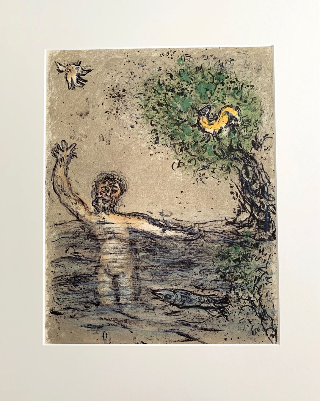Grafica & Litografie: Marc Chagall    "Homer Die Odyssee"    3 Lithographien – Usato da Nennigkofen venduto da waltraub 1