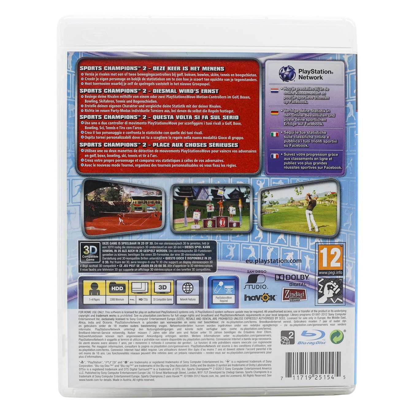 Giochi: Sports Champions 2 - PS3 – Usato da Paudex venduto da dindeboy 1