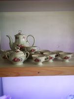 Teeservice Chodziez Porzellan Blumenmuster gebraucht