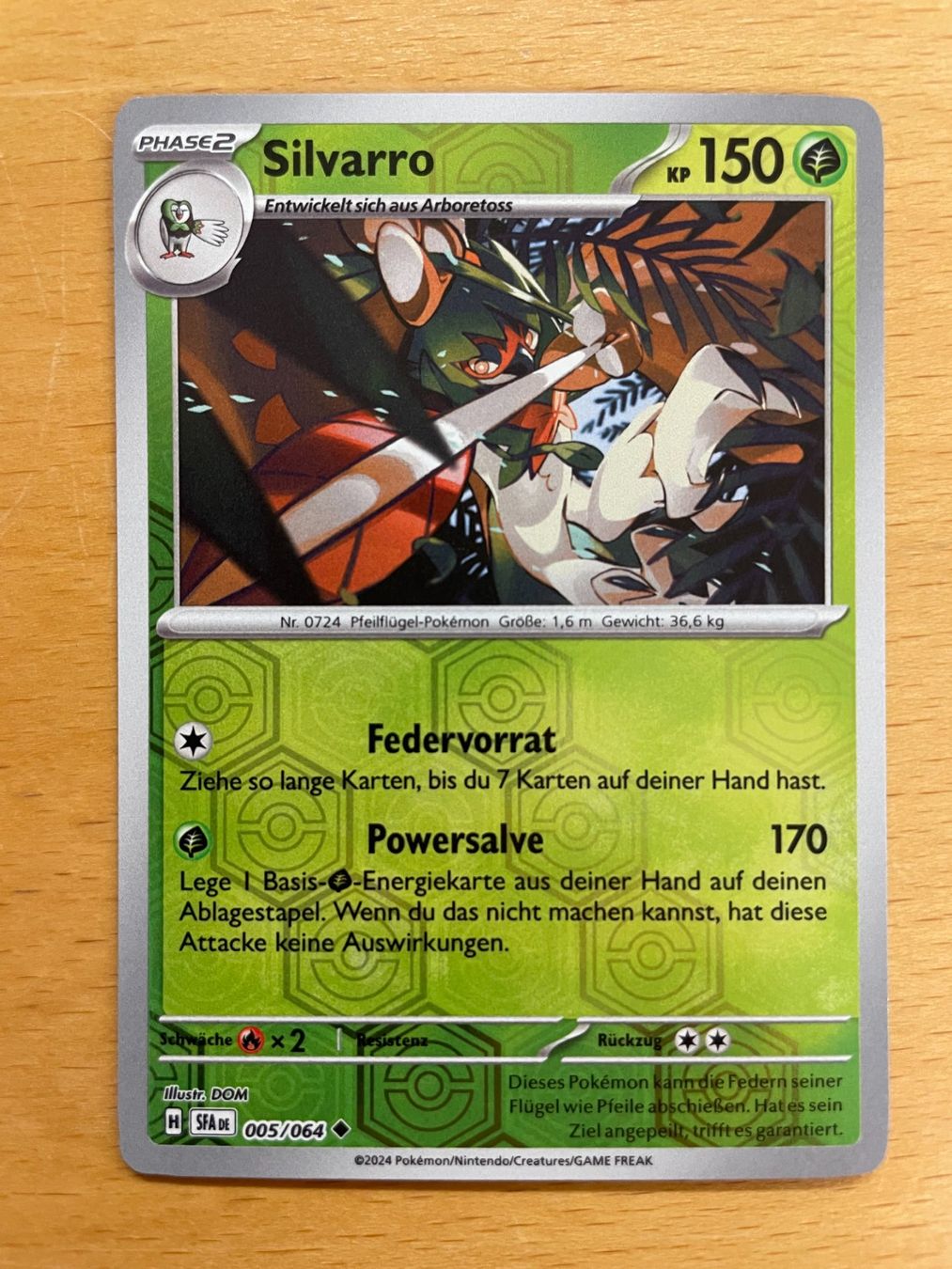 Pokémon Carte collezionabili: Pokemon Silvarro Reverse (Versand gratis) – Nuovo (secondo la descrizione) da Chur venduto da Angerson