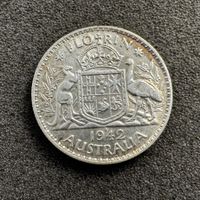 1 Florin Silber Australien 1942