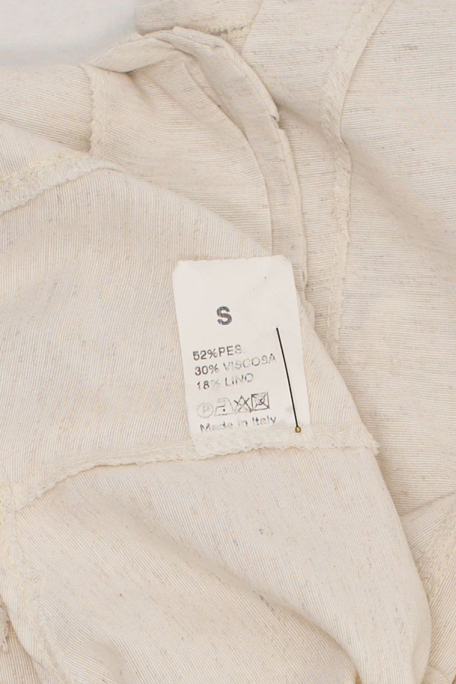 Tops: Haut Sans Manches Vintage Beige Texture Taille S – Gebraucht aus Fribourg von re-fine 6