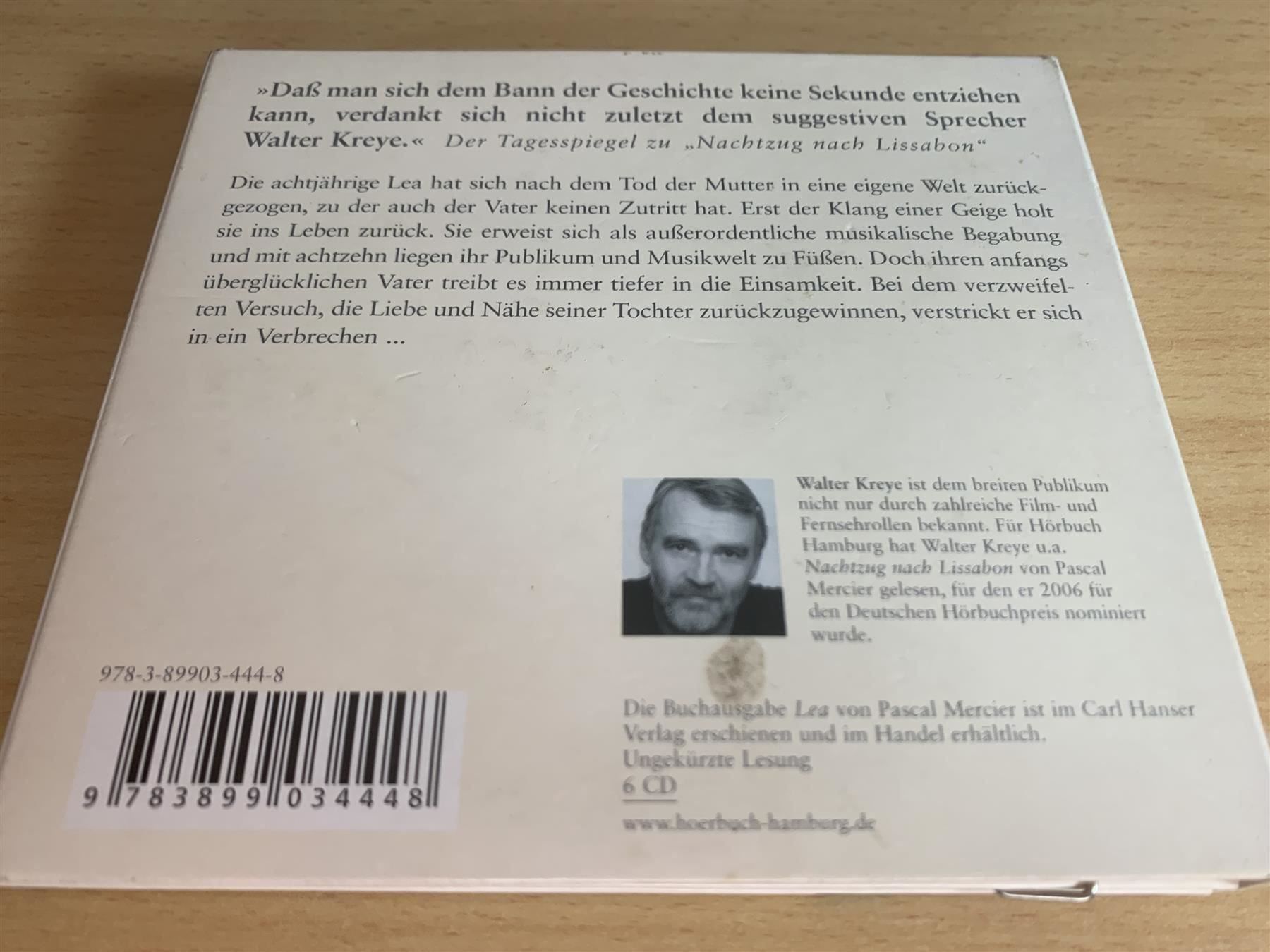 CD: Pascal Mercier - L E A - 6 CD – Usato da Rikon im Tösstal venduto da Alpenmutz 1