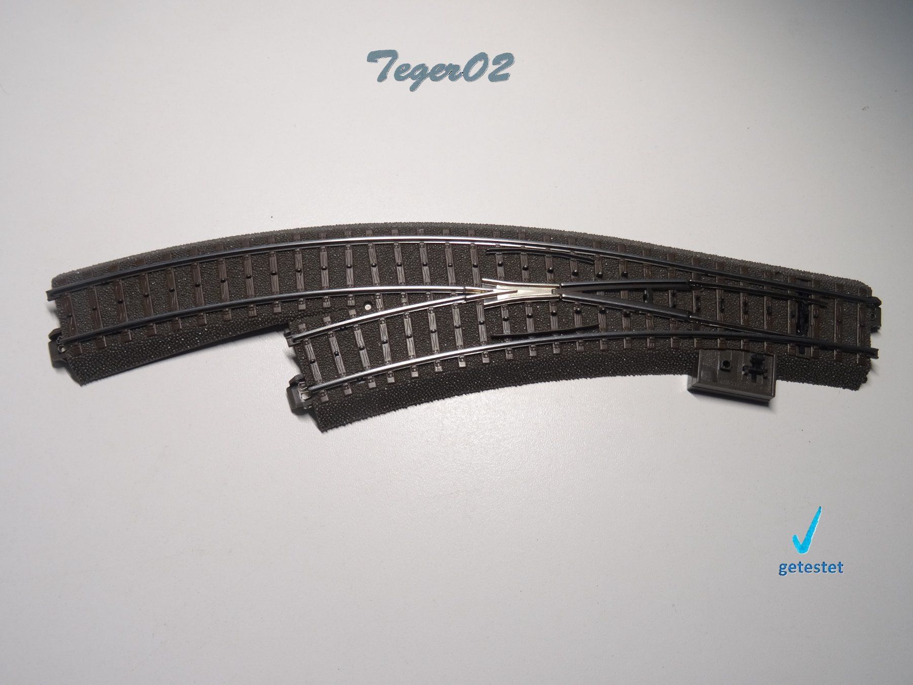 Märklin Modellini di ferrovie: Märklin H0 24671 C-Gleis Bogenweiche – Nuovo (secondo la descrizione) da Hochdorf venduto da Teger02
