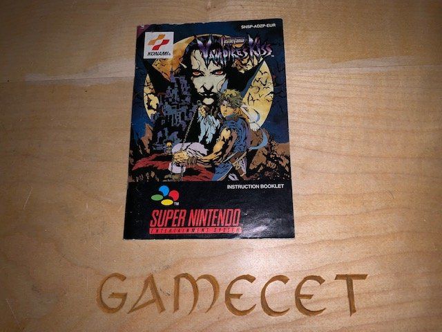 Jeux: Castlevania Vampire Kill Anleitung SNES – D'occasion à Steinach par Gamecet